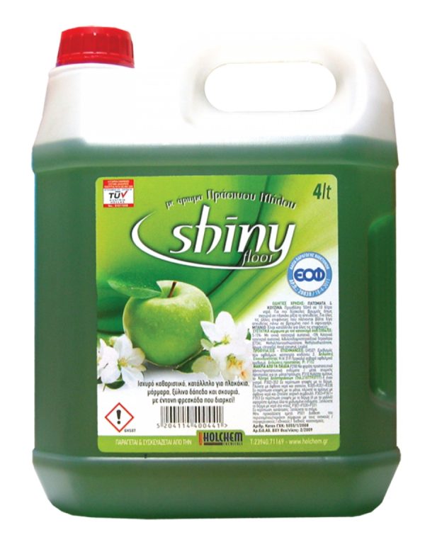 SHINY FLOOR ΓΕΝ.ΚΑΘΑΡΙΣΜΟΥ ΠΡΑΣ.ΜΗΛΟ 4L