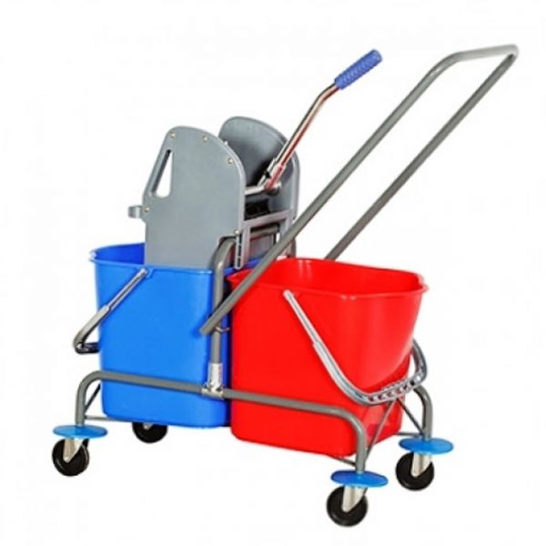 ΚΑΡΟΤΣΙ ΔΙΠΛΟ ΜΕ ΠΛΑΣΤΙΚΗ ΒΑΣΗ 25L