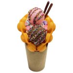 ΔΙΑΚΟΣΜΗΤΙΚΑ BUBBLE WAFFLE (ΠΑΓΩΤΟ ΦΡΑΟΥΛΑ & ΣΟΚΟΛΑΤΑ ) NEW POWER