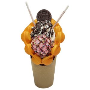 ΔΙΑΚΟΣΜΗΤΙΚΑ BUBBLE WAFFLE (ΠΑΓΩΤΟ ΦΡΑΟΥΛΑ & ΜΠΙΣΚΟΤO REO ) NEW POWER